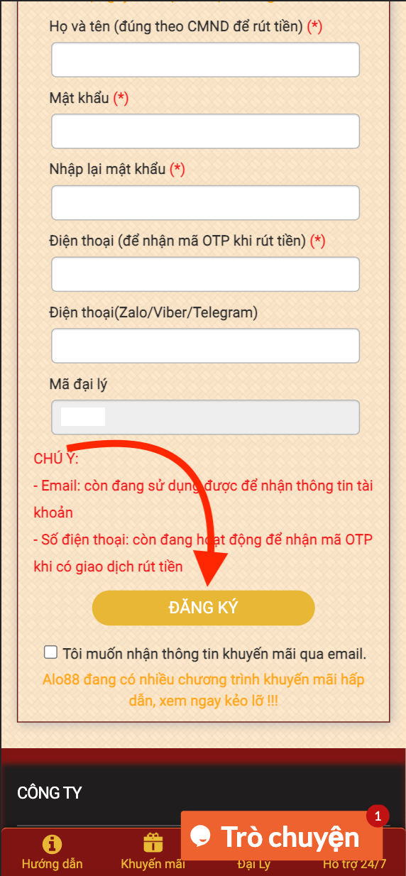 Đăng ký Alo88 – Đăng nhập Alo88 trải nghiệm giải trí đỉnh cao 3 dang ky alo88 2 3